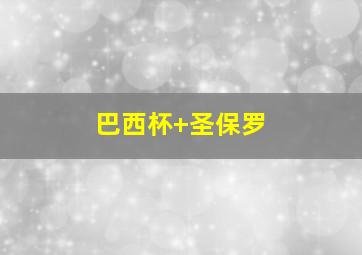巴西杯 圣保罗
